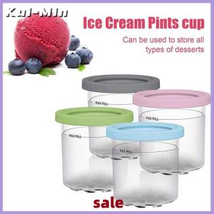 Kui-Min ถ้วยไอศกรีมใช้ซ้ำได้ถ้วยไอศกรีมสำหรับทำไอศครีมนินจาครีมใช้ซ้ำได้