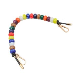 Đầy Màu sắc đính cườm dây đeo ví tiền Độ dài có thể điều chỉnh Nhựa Dây đeo túi có thể thay thế dây đeo Túi xách dây đeo Túi dây đeo ví tiền của phụ nữ