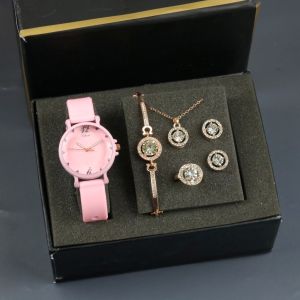 JAM TANGAN WANITA SAKURA FULL ACC JAM TANGAN TALI RUBBER JAM TANGAN WANITA KASUALFORMAL
