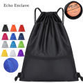 Echo Enclave Men's backpack drawstring bag sports fitness backpack lightweight basketball bag. 