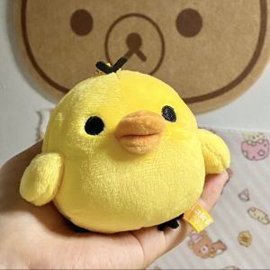 Kawaii 7cm Kiiroitori Plush Doll Keychain Rilakkumas Friends Cute Yellow Chicken Backpack Charm Mini Pendant Girls&Kids Gifts2026