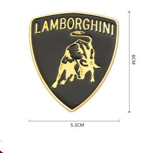 สติ๊กเกอร์โลโก้รถโลหะ Ferrari Lamborghini Porsche ปรับแต่งรถได้ตามความต้องการ โลโก้รถโลหะ