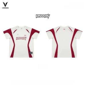 Veidoorn Summer Casual Sports Short Sleeve Crew Neck T Shirts Breathable Fabric Quick Dry Tee