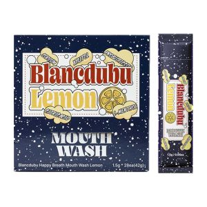 (BLANC DUBU) Happy Breath Mouth Wash Lemon | Peach (1 Box = 1.5g × 28 Sticks) - COCOMO