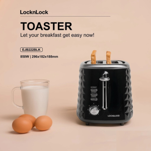 Thanh lý Máy Nướng Bánh Mì Lock&Lock công suất 850W Màu đen EJB222BLK