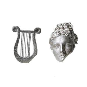 Unique Asymmetrical Earrings Apollo Lyre Ear Studs Elegant Drop Earrings Suitable for Stylish and Fashion Individuals