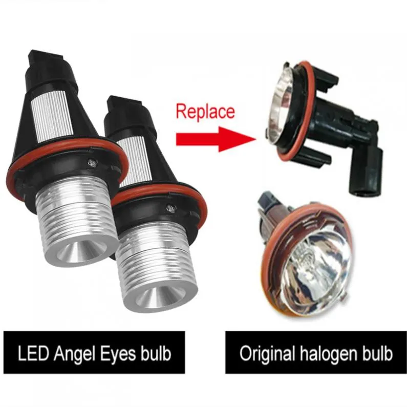2pcs Error Free LED Angel Eyes Marker Lights Bulbs Fit for BMW E39