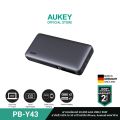 AUKEY PB-Y43 พาวเวอร์แบงค์ชาร์จเร็ว Sprint X 20K 65W 20000mAh Portable Power Bank with Digital Display PD3.0. 
