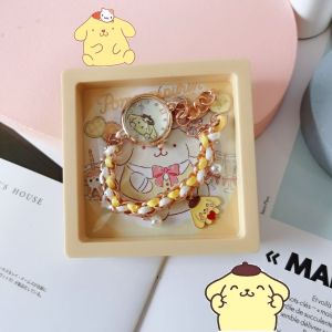 Sanrio kuromi my melody Cinnamoroll Pochacco Cartoon Cute for Girl Student Pendant Bracelet Watch