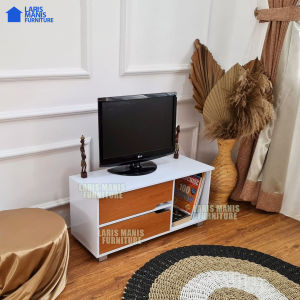 MEJA TV RAK TV NAKAS SERBAGUNA LACI SCANDINAVIAN RAK SERBAGUNA MINIMALIS MEJA TV KAYU