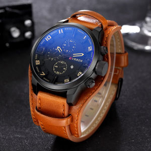 CURREN Mens Watches Top Brand Luxury Fashion&Casual Business Quartz Watch Date Waterproof Wristwatch (8225)
