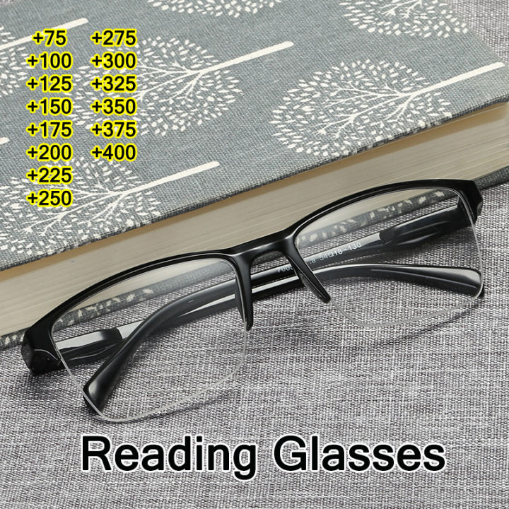 Half frame reading glasses online on sale