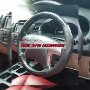 Cover Stir New Cavelar Carbon Glossy Sarung Stir Steering Wheel Bagus Murah & Berkualitas