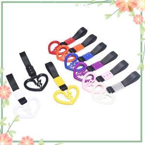 Green sea JDM Ring Japanese Subway Train Bus Car Handle Cute Broken Heart Handle Hand Strap Rear Front Bumper Warning Ring