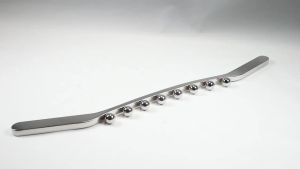 Professional Stainless Steel Scraping Stick Therapy Massage Tool Lymphatic Drainage Massager 8 Beads Point Treatment GuaSha Tool