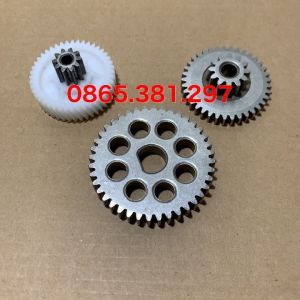 Combo bộ 3 bánh răng sắt bánh răng nhựa máy ép chậm SAVTM JE31 JE32 JE35