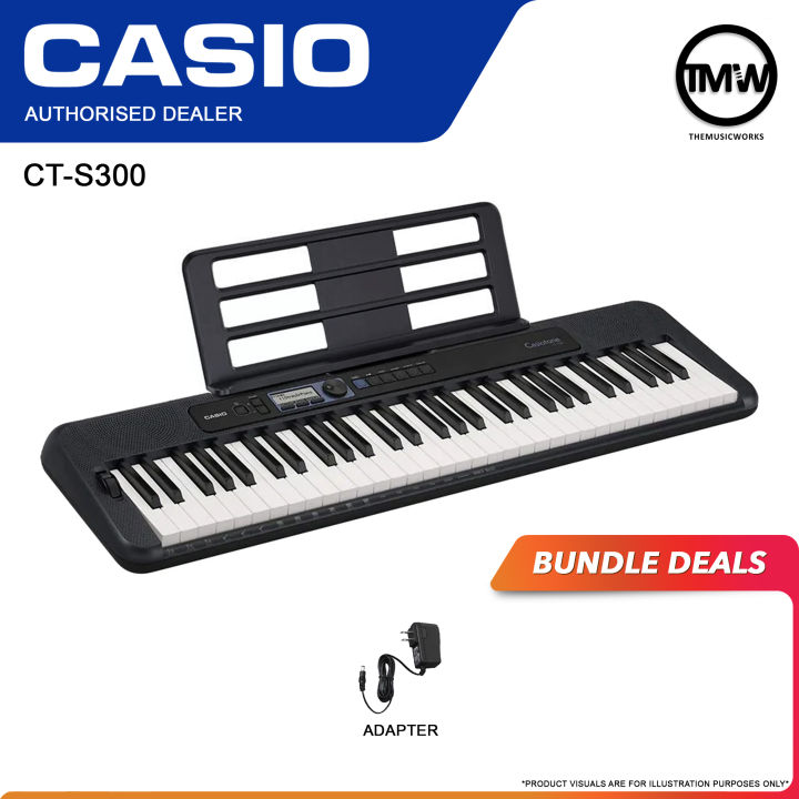 Preorder Casio Portable Electronic Keyboard Ct S Black Keys Touch Response Compact