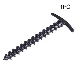 14.5cm Ultralight Outdoor Camping Tent Pegs Ground Nails Nylon Screw Anchor Stakes Pegs Hiking Tent Stakes Pins Tent Accessories Applicable to Sandy Beach Muddy Land Grassland