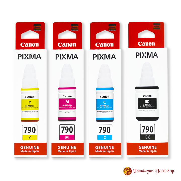 Canon Pixma Printer Ink Refill Gi 790 C M Y 70 Ml Bk 135 Ml