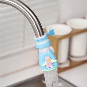 厨房水龙头通用型防溅水龙头卡通企鹅净水延伸器家用自来水过滤器Kitchen faucet universal splash proof faucet cartoon penguin water purifier extender household tap water filter