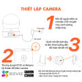 Camera wifi không dây camera mini 360 độ an ninh gia đình nhìn thấy mặt và biển số xe EZVIZ C6N(Full HD) trong nhà - Nhìn ban đêm, đàm thoại hai chiều, Báo động chuyển động thông minh egan. 
