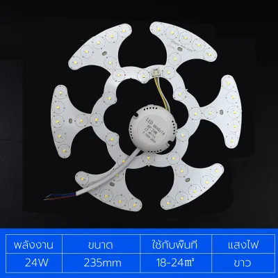 NEOBEE โคมซาลาเปา แผงไฟเพดานled แผ่นชิป 24W แสงขาว แผงไฟแม่เหล็ก แผงไฟ led โคมเพดานled แผงไฟแม่เหล็ก แผงไฟ led รุ่นประหยัด