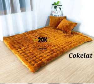 FLASH SALE Kasur Gender Bulu Rasfur 140 x 180 x 10 Kasur Lantai Kasur Lantai Bulu Tebal Empuk Murah Berkualitas