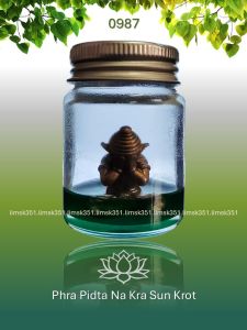 0987 Thailand Buddha Amulet 泰国佛牌. Phra Pidta Na Kra Sun Krot. Luang Pu Im. Wat Thung Na Mai. BE2565.