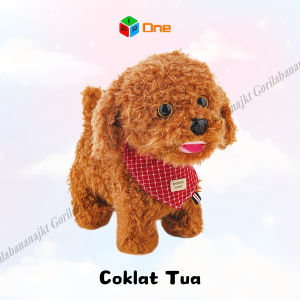 Mainan Anjing Hidup Intelligent Dog Boneka Anjing Berjalan Menggonggong