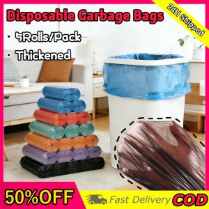 5Rolls/Pack Disposable Garbage Bags Multi-Purpose Thickened & Environmentally Friendly Garbage Bag