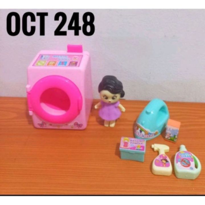 COD MAINAN MESIN CUCI LAUNDRY SET PLUS BONEKA / MAINAN LAUNDRY MAINAN ANAK BONEKA DAN MESIN CUCI SETRIKA
