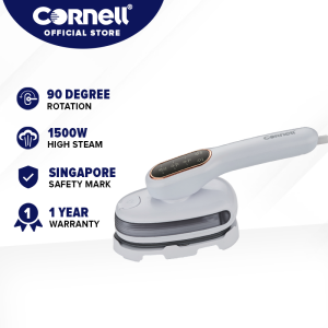 Cornell 2in1 Portable Steam Iron & Travel Garment Steamer with Rotatable Ironing Panel
