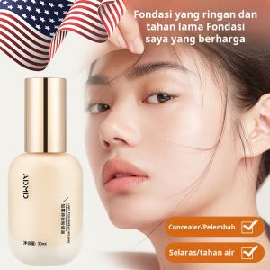 Foundation Tahan Lama Dan Tidak Lengket Dengan Daya Covering Tinggi BB Cream Pencerah Kulit Foundation Ringan Tahan Air Melembapkan Dan Membuat Kulit Lebih Halus