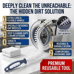 Washing Machine Gap Cleaning Brush Long Handle Narrow Space Dust Cleaner Durable Cleaning Tool