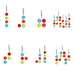 Babywant POP IT Stress Relievers Dimple Fidget Toy Silicone Push Bubble Avocado Keychain Pendant Sensory Fidget Toys