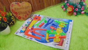 LE5 Mainan Edukasi Edukatif Anak Alat Bengkel PErtukangan Tukang