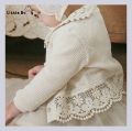 Baby Girl Knitted Cardigan Sweater Jacket Long Sleeve. 