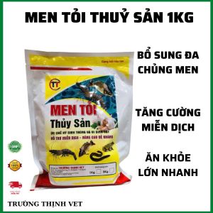 Men tỏi thuỷ sản 1kg dùng cho tôm cá lươn ếch.. bổ sung lợi khuẩn hỗ trợ miễn dịch