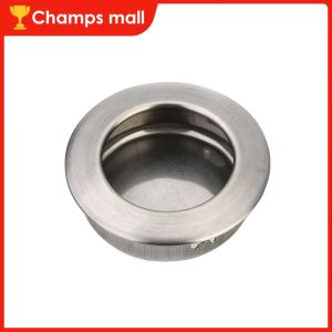 5pcs 35mm Cabinet Circle Handle Stainless Steel Cabinet Drawer Hidden Door Handle For Furniture Hardware