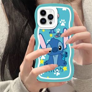 (Lokal Ready) Xinyu Casing hp OPPO Reno 8T 4G Reno 6 5G Reno 5 Reno 5F Reno 4F Penutup Casing Ponsel TPU Tepi Gelombang Jahitan Kartun Soft Silicone Kesing Case