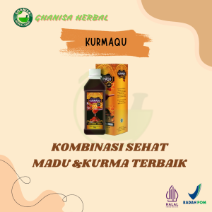 KURMAQU SARI KURMA PLUS MADU DAN GAMAT | OBAT MAAG DAN ASAM LAMBUNG ASMA DLL | ORIGINAL ISI 350 GR