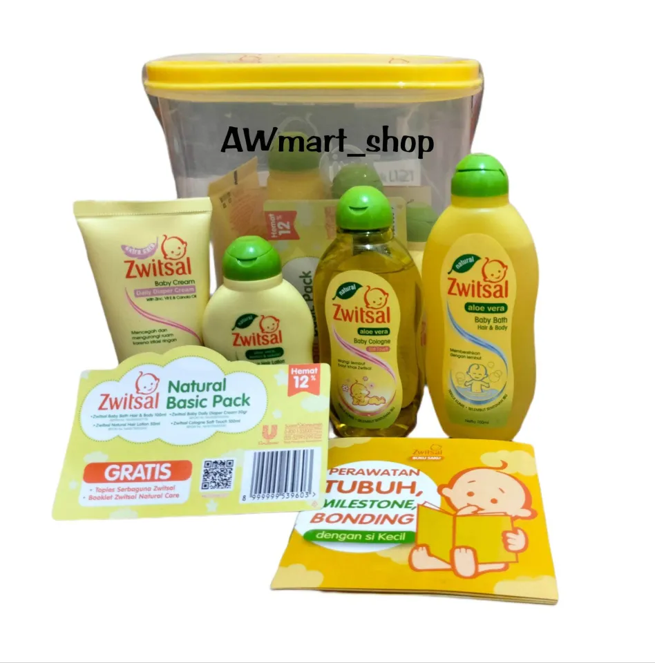 Zwitsal Baby Gift Natural Basic Pack Baby Gift Set Box Hampers