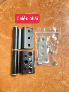 Bản lề cửa nhôm 13cm hệ vát cạnh chính hãng bản lề sắt siêu đẹp chắc chắn
