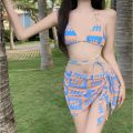 [MẪU MỚI 2023] Bikini tam giác kèm khăn họa tiết mới. 