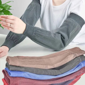 Sun Protection Arm Long Sleeves Stretch Knit Anti-UV Cover for Men Women Driving Riding Housework