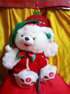 Cutie Big Christmas White Bear
