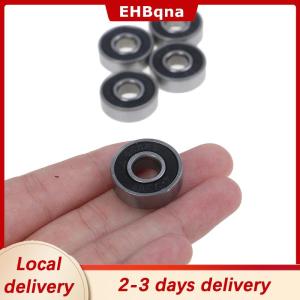 [COD]  HOT SALE Ship within 24 hours 5Pcs Black ABEC-7 608RS Skateboard Roller Sealed Ball Bearings 8x22x7mm