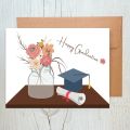 (Isi 50 Pcs) Happy Graduation Card / Kartu Ucapan Selamat Kelulusan / Wisuda Ukuran 9,5x6,3cm. 
