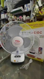 Quạt Sạc Tích Điện Honjianda 301 - 1 Bình & 2 Bình