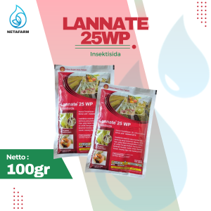 Pestisida Insektisida LANNATE 25WP - 100gram